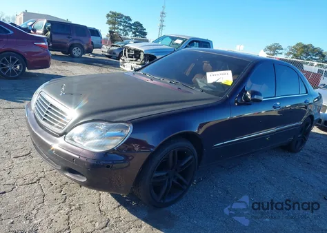 2000 Mercedes-Benz S 430 z USA, uszkodzony, nr VIN WDBNG70J3YA037518